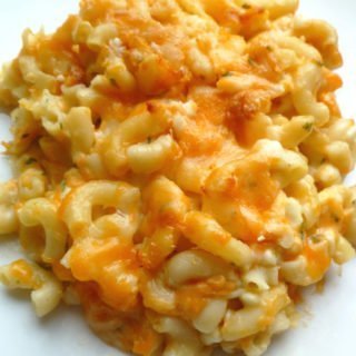 Lighter Baked Macaroni and Cheese