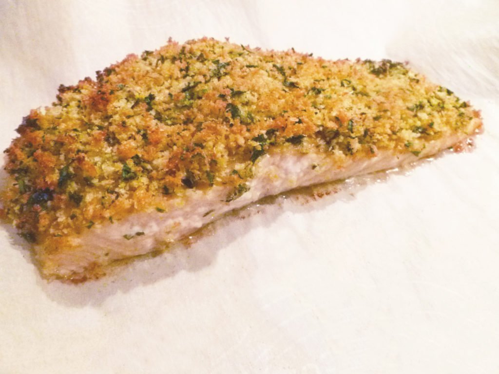 Roasted Panko Crusted Salmon