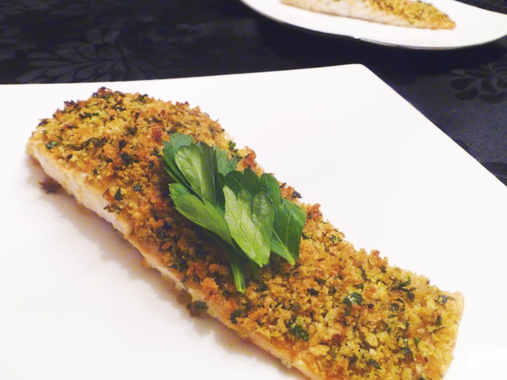 Roasted Panko Crusted Salmon