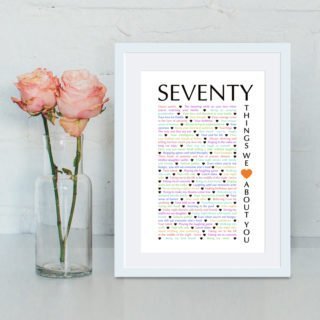 70 Things We {Love} About You