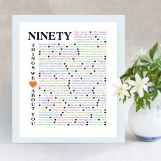 90 Things We Love About You