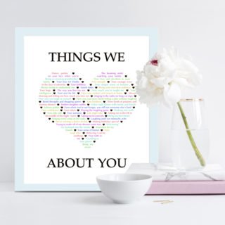 Things We {Love} About You