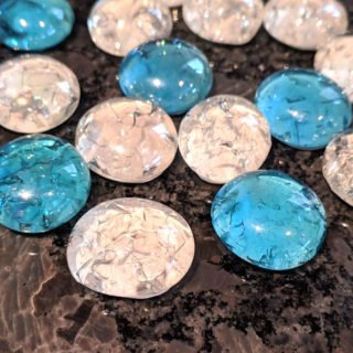 DIY Cracked Glass Gem Magnets