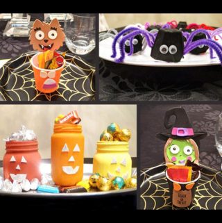 Halloween is almost here! Celebrate all the fun with some easy crafts. Spooktacular Halloween Crafts for the Family are some of our favourite Halloween crafts that you can enjoy with your family. | simple kids craft gifts ideas | easy DIY kids crafts ideas | easy kids crafts for boys and girls | Halloween crafts | DIY halloween decor | #halloween #crafts #diyhalloween #diy #howto | thishappymommy.com
