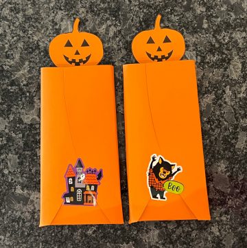 Jack-o'-lantern Chocolate Bar Wrapper